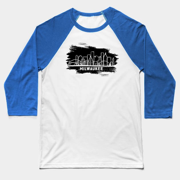 Milwaukee travel gifts Baseball T-Shirt by SerenityByAlex